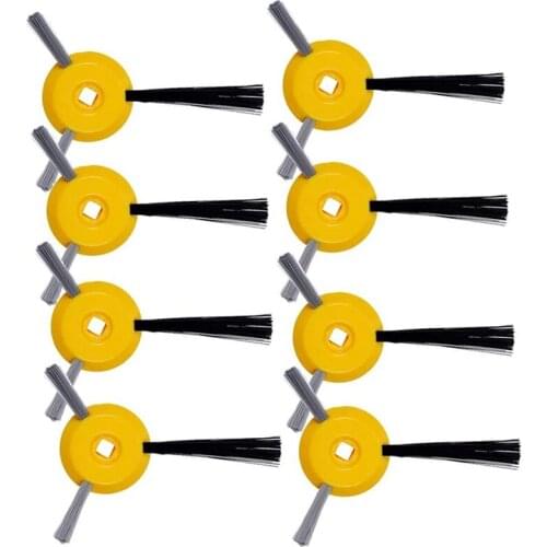 8 Pack Side Brushes Replacement Parts Compatible for Shark ION Robot R75 RV700 RV720 RV750 RV750C RV755 Vacuum Cleaner