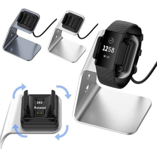 Smart Watch Charger For Fitbit Charge 3 4 Watch Accessories Charging Dock Stand Station Base Wired Holder Charge With USB Cable