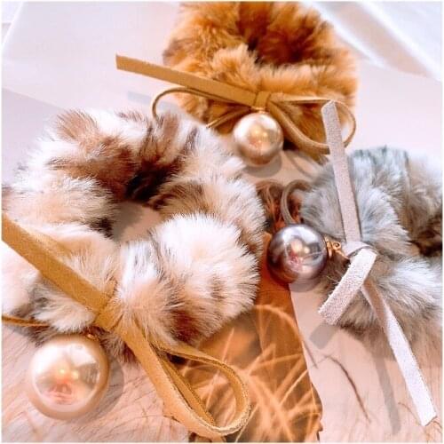 Women Lady Fashion Elastic Hair Ring Luxury Leopard Print Hair bands Rope Headbands Ties Hair Accessories for Women & Girls