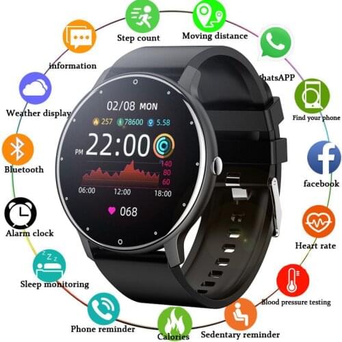 Women Smart band Watch Real-time Weather Forecast Activity Tracker Heart Rate Monitor Sports Ladies Smart Watch Men For Xiaomi