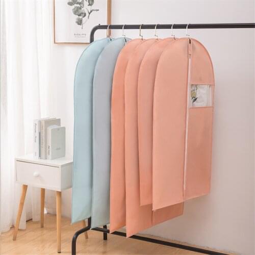 6 Pieces Garment Clothing Dust Cover Garment Suit Coat Protector Cover Closet Hanging Clothes Bag Wardrobe Coat Storage Bag