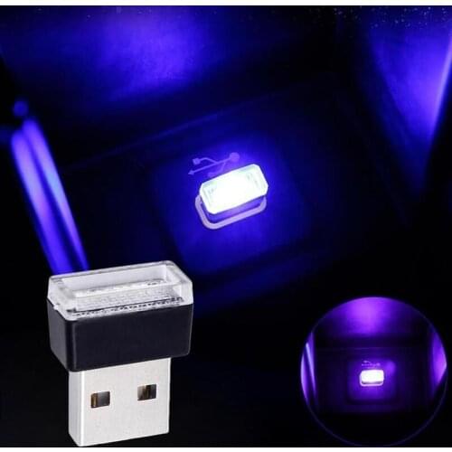 18MA 5V Car Interior Mini USB Night Light Lamp LED Lighting Kit