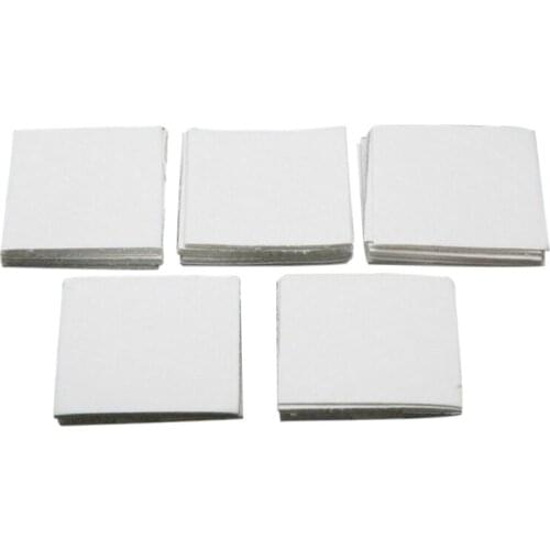 50 Sheets Ceramic Fiber Square Microwave Kiln Glass Fusing Paper Household Tools