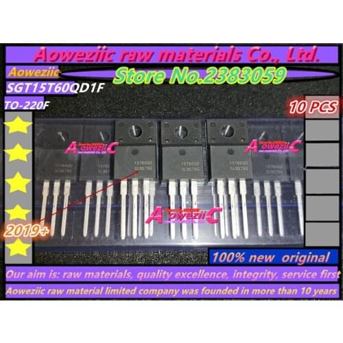 Aoweziic 2019+ 100% new original SGT15T60QD1F 15T60QD TO-220F inverter IGBT tube 15A 600V
