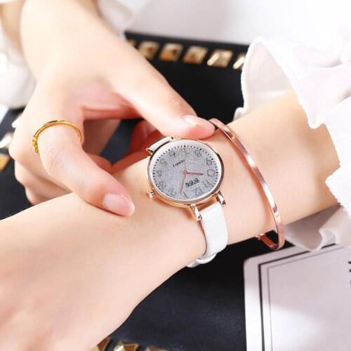 Ultra-Thin Fashion Women Quartz Leather Watches 2020 Luxury Brand Casual Ladies Wrist Watch Simple Number Female Clock Hours