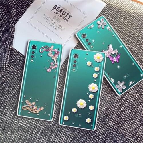 For LG Velvet 5G Case Luxury 3D Glitter Case For LG Stylo 3 4 5 6 K41S K51S K40S K50S Q60 V20 V30 V40 V50 V60 K20 K30 2019 Cover