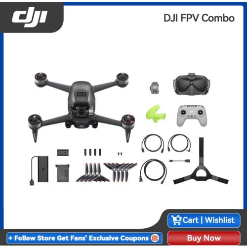 DJI FPV COMBO 4K/60fps Super-Wide 150° FOV 10km Video Transmission included FPV Goggles V2 brand new in stock original