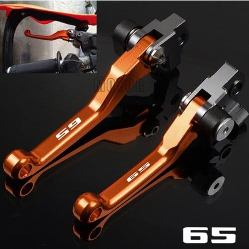 For 65SX/65XC 2004-2011 2014-2018 65 SX XC CNC Aluminum Motor Motorcycle Dirt Pit Bike Motocross Pivot Brake Clutch Levers