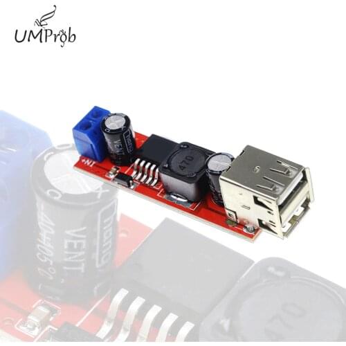 Dual USB Output 9V / 12V / 24V / 36V Car Charger Switch 5V DC-DC Power Supply Module 3A Buck Regulator