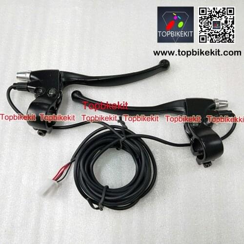 Ebike Brake Lever A Pair of Electric Bicycle Ebike Brake Handle Brake Lever cable length 1.5M