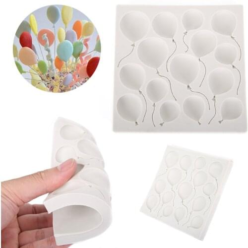 Baking Tools Silicone Balloons Fondant Cake Decorating Sugarcraft Chocolate Mold