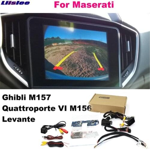 Liislee Reversing Camera Interface Backup Original Monitor Upgrade For Maserati Ghibli M157 Quattroporte M156 Levante