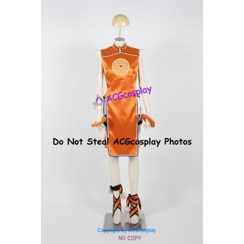 Ling Xiaoyu Cosplay Costume dress include undershort and leg bands