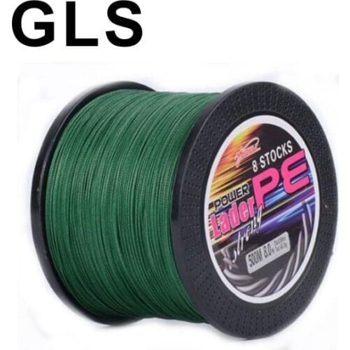 2020 GLS brand anti-biting line Dali PE line multi-color optional 500 meters 8 series imported original silk fishing line