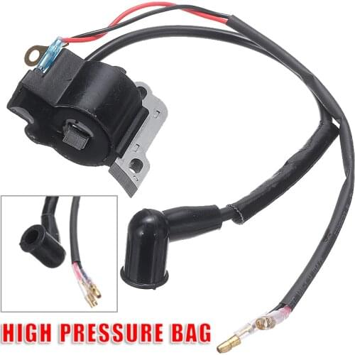 2 Hole Ignition Coil Fit for Chainsaw Strimmer Brush Cutter Brushcutter 4 Stroke 139 Engine Lawnmowers