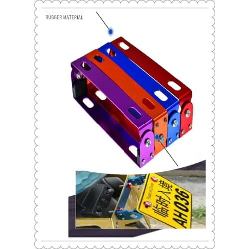 Motorcycle Automobile Adjustable Angle Metal License Plate Holder Bracket for SUZUKI HAYABUSA GSXR1300