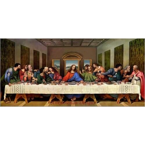 Needlework for embroidery DIY DMC High Quality - Counted Cross Stitch Kits 14 ct Oil painting - The Last Supper