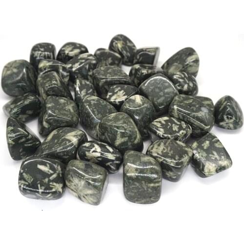 Natural Chrysanthemum Stone Healing Crystal Quartz Bulk Energy Tumbled Gemstone Specimen Collectible Fish Tank Garden Decoration