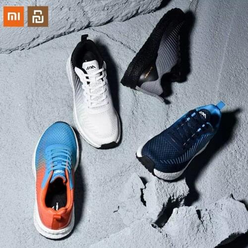 New Xiaomi Extrek COOLMAX Breathable Antibacterial Lightweight Elastic Running Shoes Sneakers For Men Women Outdoor Sports Shoes
