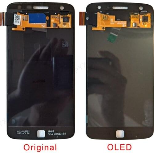 Original For Motorola Moto Z Z2 Play XT1710-01/07/08/10 5.5 inch AMOLED LCD Display Touch Screen Digitizer 1920*1080 assembly