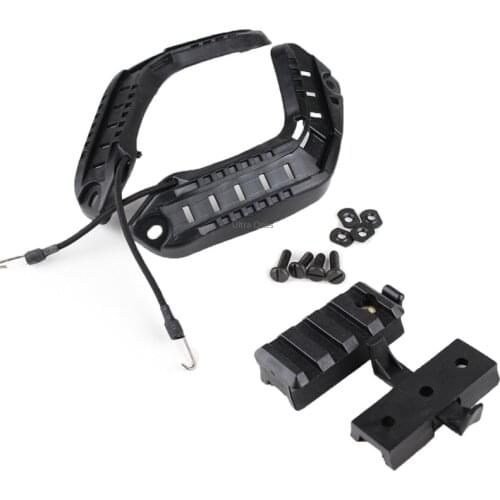 Airsoft Cs Tactical Helmet Guide Rail Military Shock Resistant Helmet Guide Rail Army Hunting Combat Paintball Helmets Rails