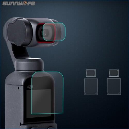 Sunnylife For DJI POCKET 2 / OSMO Pocket Gimbal Screen Film Camera Lens Protective Film Accessory