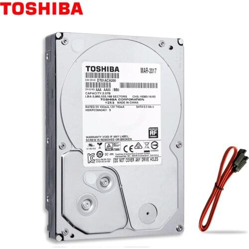 Toshiba Surveillance cctv Camera AHD DVR 2 TB HDD 3.5 Inch Sata3 Internal Hard Drive Hard Drive 2 TB Hard Disk Hardisk 7200RPM