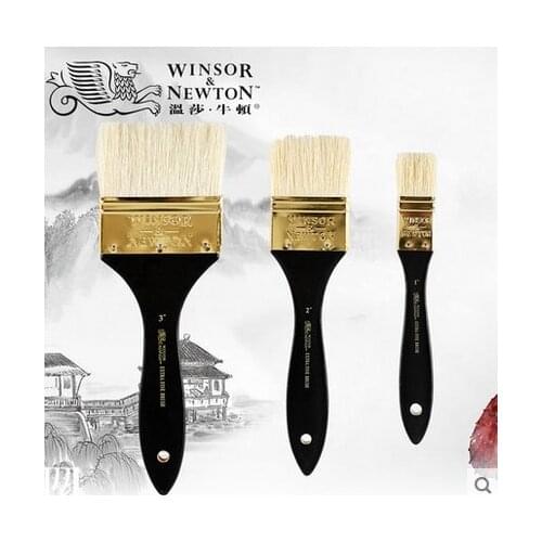 WINSOR&NEWTON Bristle Extra fine Oil and Acrylic paint brushes painter artist special paintbrush Wooden handle