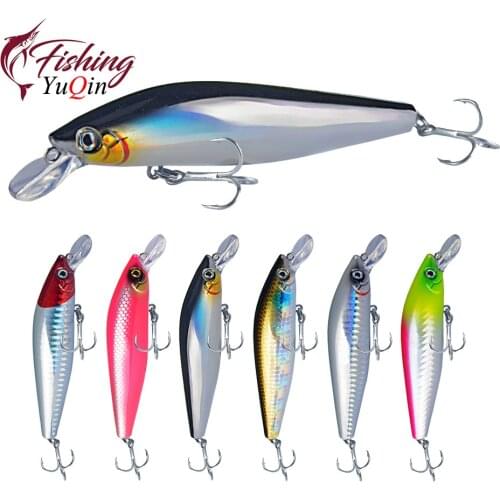 1pcs Fishing Lure Minnow 11cm 11/15g Crankbait Artificial Bait 3D Eyes Plastic Wobblers Tackle Pesca Far-casting Dead Fly System