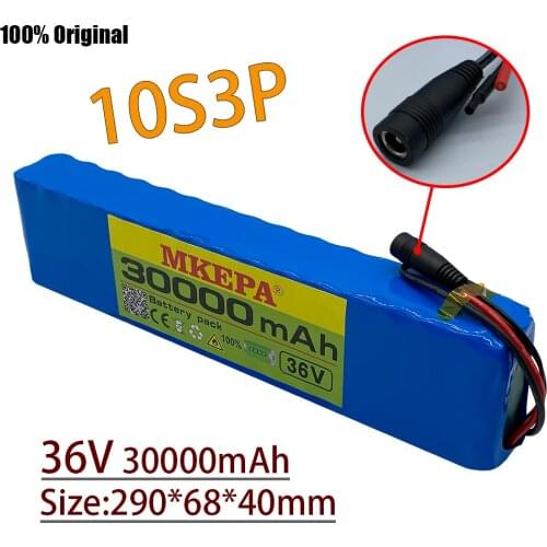 10S3P 36V 30AH electric bicycle battery pack 18650 lithium ion battery 500W high power and large capacity 42V motorcycle scooter