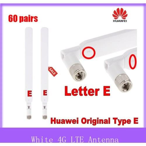 60 pairs white B315 B310 B593 B525 B880 B890 E5186 5dBi SMA Male 4G LTE Router Antenna