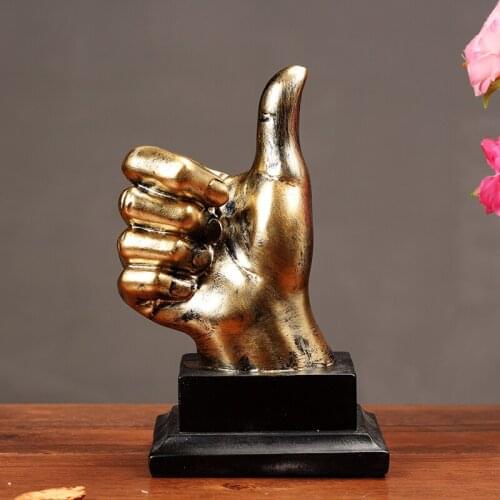 AMERICAN RETRO GESTURE FINGER MODEL HOME DECORATION BAR COFFEE SHOP MODEL ROOM SOFT DECORATION DESKTOP DECORATION