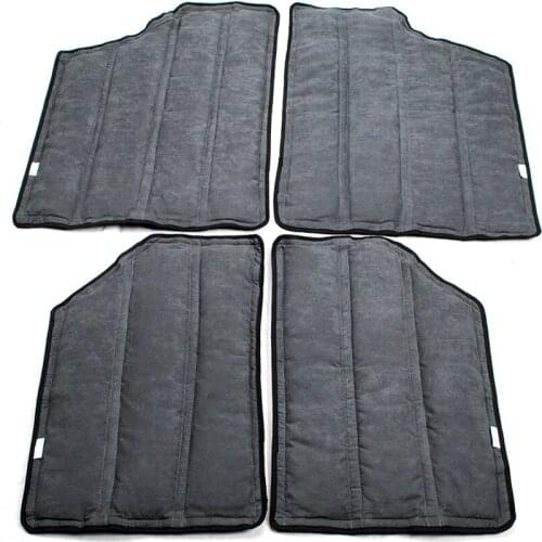 Car Black Hardtop Sound Deadener Headliner Insulation Kit For Jeep JK Wrangler 4 Doors or 2 Doors 2012-2017 Accessories