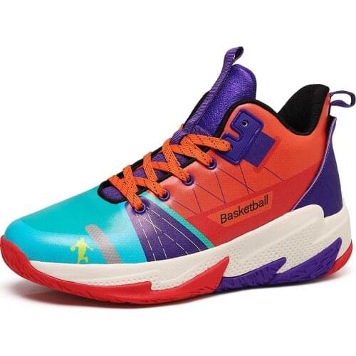 High Quality Basketball Shoes Men Sneakers Boys Basket Shoes Autumn Summer Women High Top Anti-slip Outdoor Sports Shoes Trainer