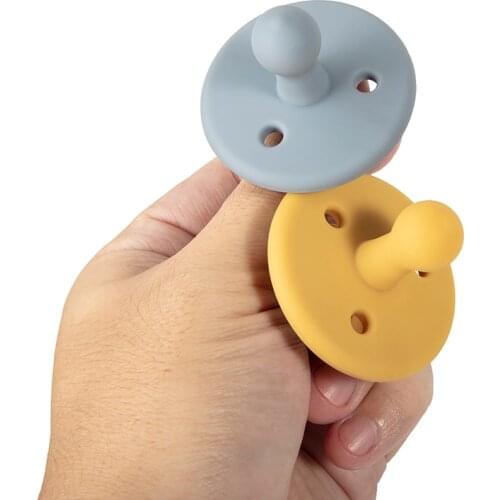 Baby Silicone Soother Pacifier BPA Free Infant Nipple Soft Nursing Accessories Newborn Dummy Soother Food Grade Silicone