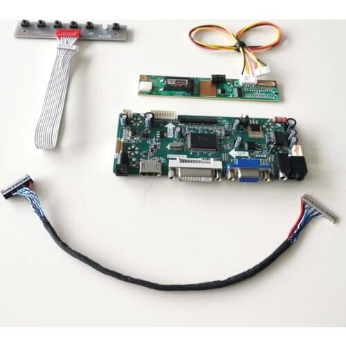 For LP141X2-B LP141X3 DVI VGA LCD panel monitor M.NT68676 screen drive controller board 14.1" 1024*768 LVDS 20-Pin CCFL kit