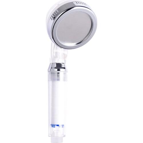 High Efficiency Single Function Negative Ion PP Cotton Round High Pressure Filter Bathroom Handheld Shower Shower