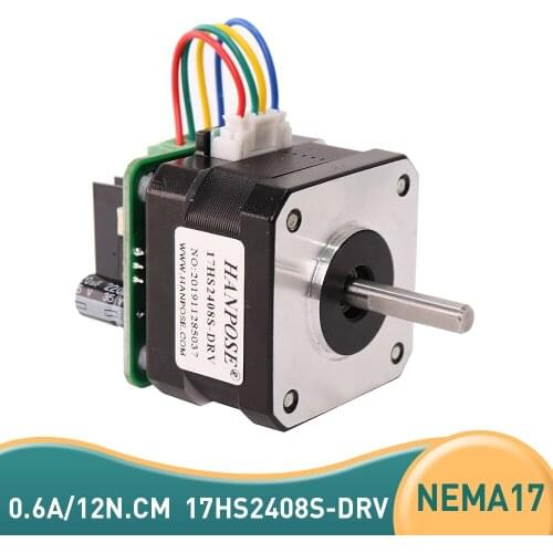 5pcs Stepper motor driver controller micro integrated 42 stepper motor 17hs2408S for 3D Various instrument accessories