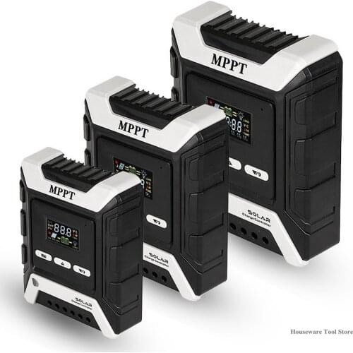 Solar Charge Controller MPPT 10A 20A 30A 40A 50A 60A Maximum 100V Photovoltaic System Solar Charge and Discharge Controllers