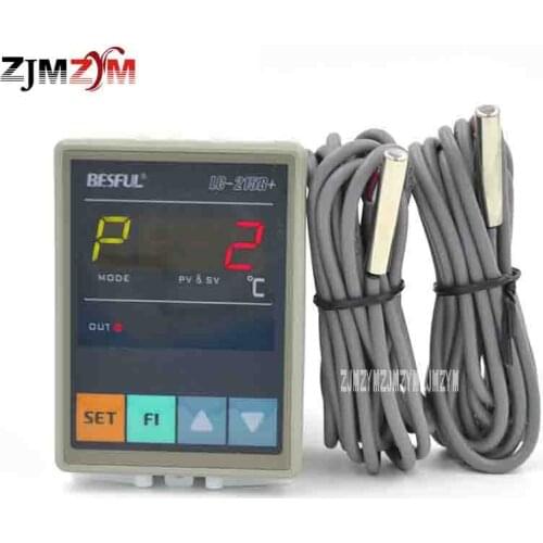 LC-215B+Temperature Controller Solar Hot Water Circulation Pump Temperature Difference Controller Instrument With 2 Sensor Lines