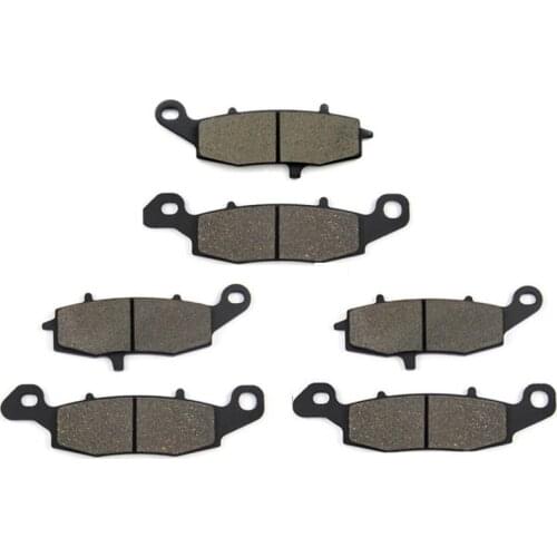 SOMMET Motorcycle Front + Rear Brake Pads Disks for Kawasaki VN1500 Vulcan Nomad (01-05) VN 1500 LT229-231-231