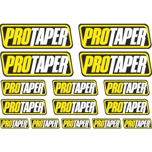 Pro Taper Decal Sheet Sticker Graphic Set Logo Adhesive Aufkleber 15 Pcs