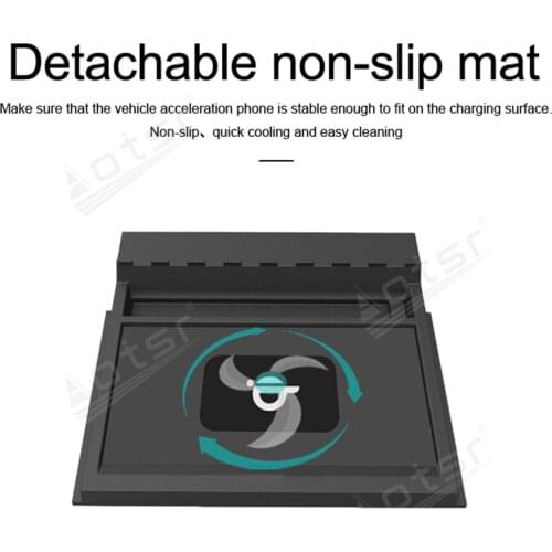 QI Wireless Charge Special On-Board Charge Phone Charge Panel Android For Toyota Camry 2016 - 2018 Pad Non-slip Car Accessories