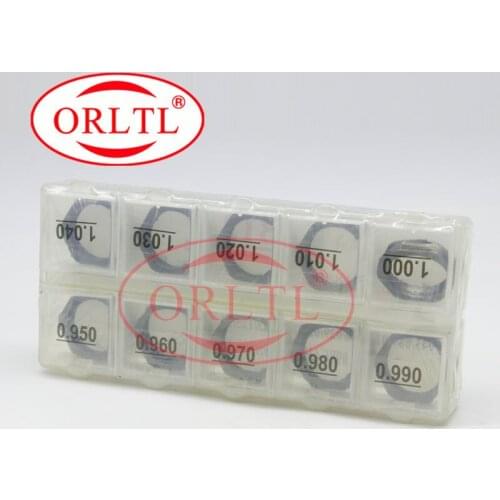 Common Rail Injector Adjustment Washers B12 Shims Size 0.95MM-1.04MM For Bosch Repair Gasket Size 1.05MM-1.14