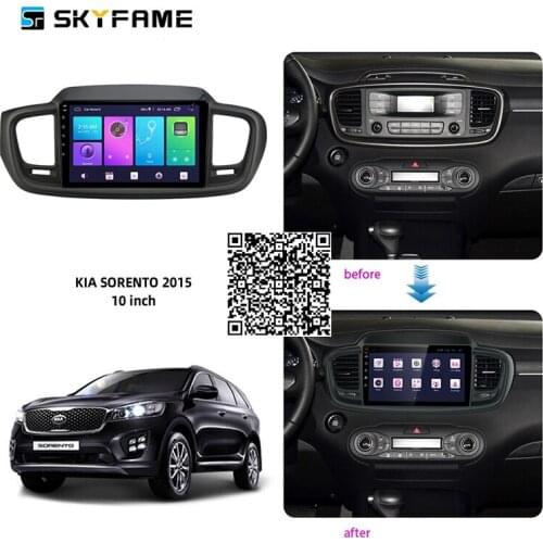 SKYFAME 4+64G Car Radio Stereo For KIA Sorento 2015 Android Multimedia System GPS Navigation DVD Player