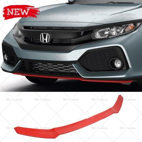 SPLITTER FOR CIVIC HATCHBACK SI FK7 GLOSSY MATTE RED HFP STYLE FRONT BUMPER LIP SPOILER FOR FK7 BOTTOM LIP RACING TUNING PART