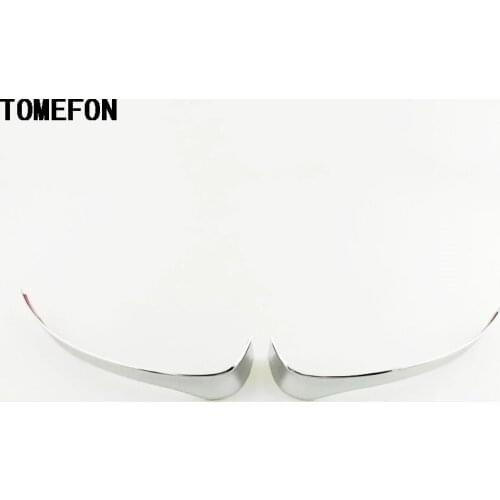 TOMEFON For Mazda CX-3 CX3 2015 2016 2017 ABS Car Rearview Mirror Trim Covers Stickers Sequins Exterior Decoration Accessories