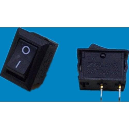 20pcs/lot 10*15mm SPST 2PIN ON/OFF G130 Boat Rocker Switch 3A/250V Car Dash Dashboard Truck RV Home CE certification