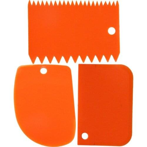 3pcs/set kitchen accessories plastic fondant cake decorating tools smooth tool Baking Pastry Spatulas 51059 Gift