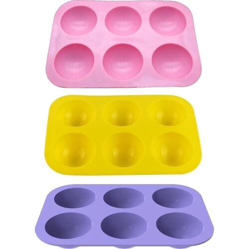 3D Hemispherical Silicone Mold For Cake Pastry Baking Chocolate Candy Fondant Bakeware Round Shape Donut Dessert Mousse Mould